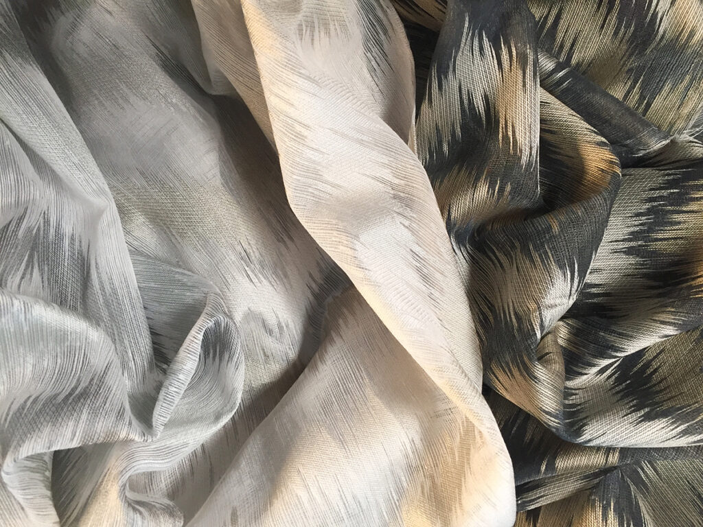 charcoal/gold ikat, variant